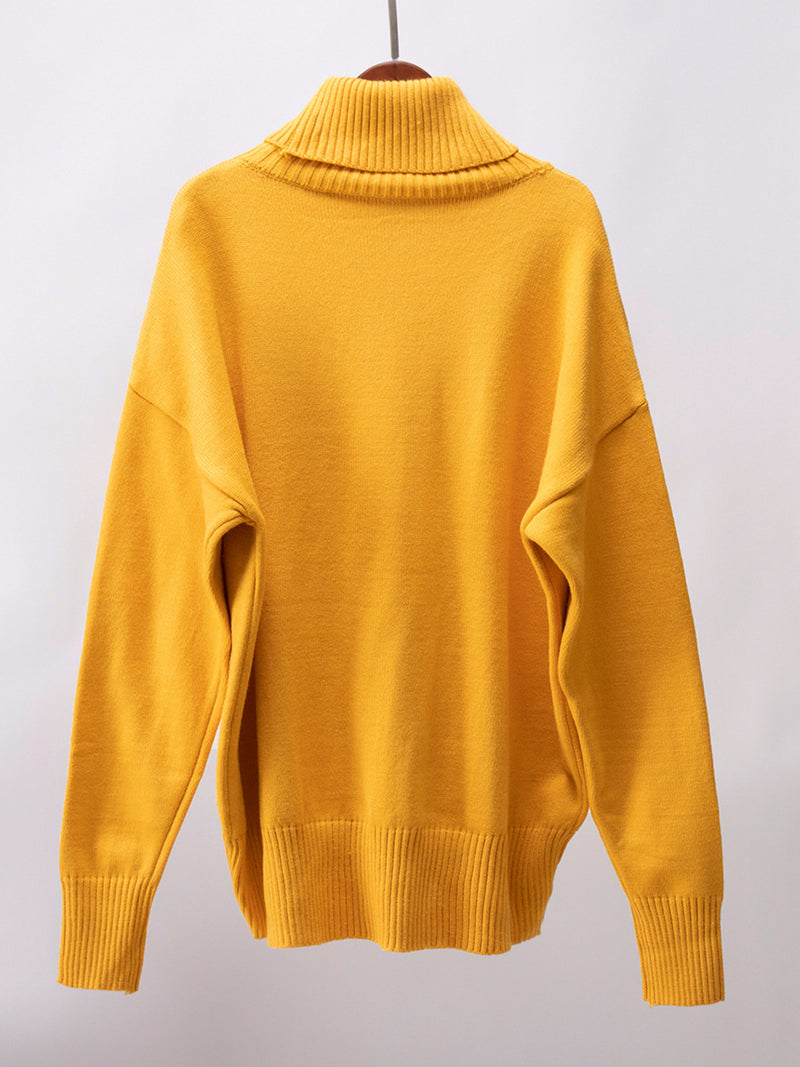 Hazel Blues® |  Turtleneck Long Sleeve Sweater