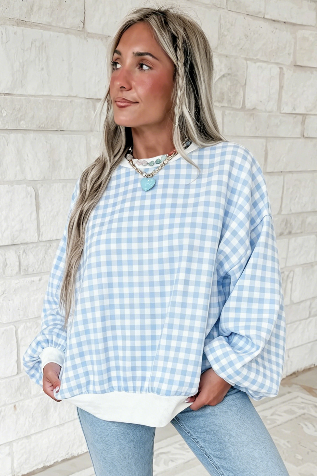 Reese Day Plaid Sweatshirt