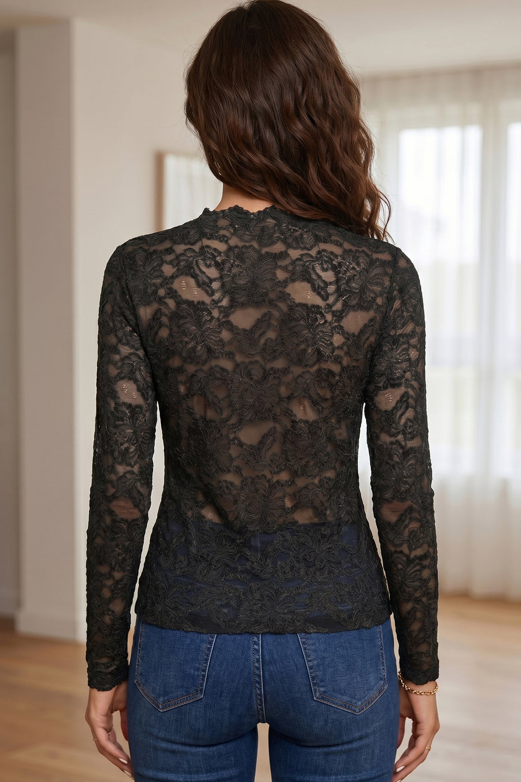 Hazel Blues® |  Lace & Grace Top | Lace Detail Top
