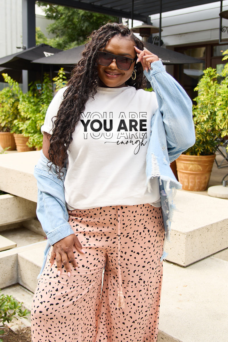 Hazel Blues® |  YOU ARE ENOUGH Short Sleeve T-Shirt