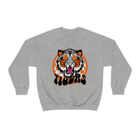 Hazel Blues® |  Orange & Black Tigers Graphic Sweatshirt