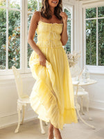Hazel Blues® |  Devine Frill Ruffled Hem Midi Cami Dress