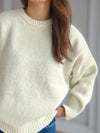 Hazel Blues® |  Round Neck Long Sleeve Sweater