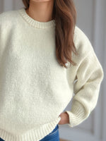 Hazel Blues® |  Round Neck Long Sleeve Sweater