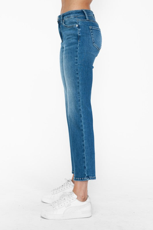 Hazel Blues® |  bytos Cat's Whiskers Mid Rise Ankle Jeans