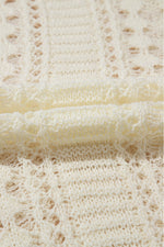 Hazel Blues® |  Hollow Out Drop Shoulder Sweater