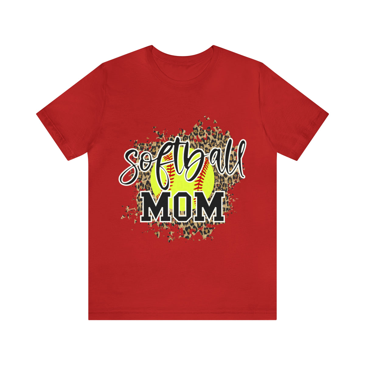 Hazel Blues® |  Softball Mom Leopard Graphic Tee