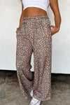 Hazel Blues® |  Floral & Cheetah Drift Away Joggers
