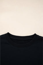 Hazel Blues® |  Evergreen Varsity Striped Detail Drop Shoulder Oversized Sweatshirt