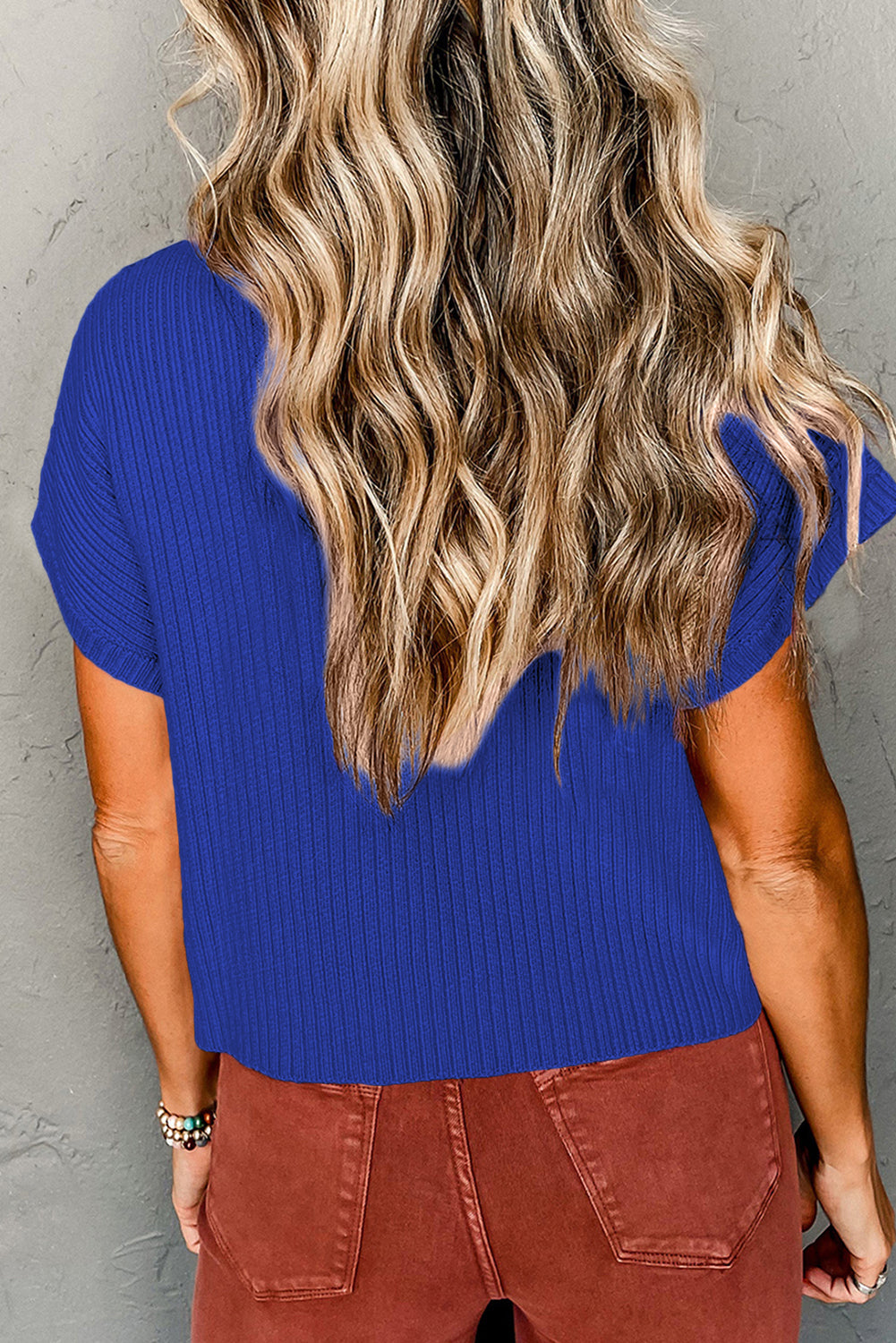Silver Lining Season Ribbed Sweater