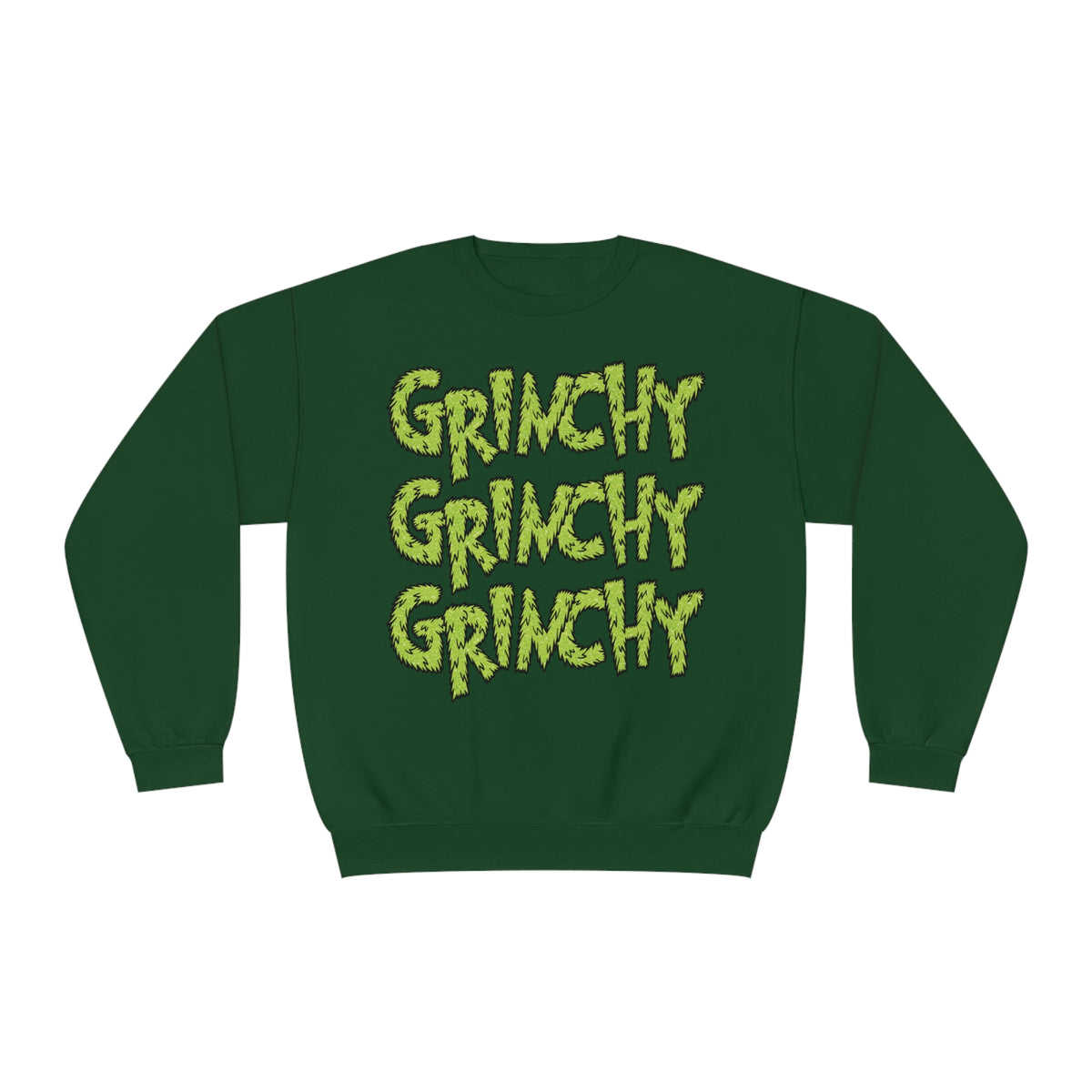 Hazel Blues® |  Grinchy Grinchy Grinchy Faux Sequin Graphic Sweatshirt