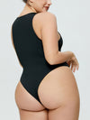Hazel Blues® |  Round Neck Wide Strap Bodysuit