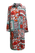 Hazel Blues® |  Printed Button Up Long Sleeve Cardigan