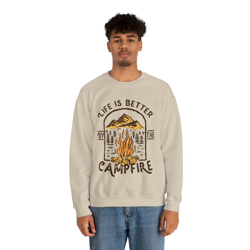 Hazel Blues® |  Campfire Graphic Sweatshirt