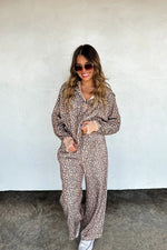 Hazel Blues® |  Floral & Cheetah Drift Away Joggers