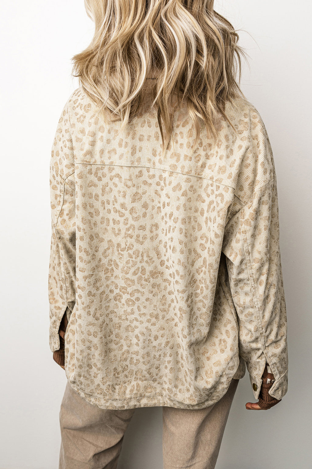 Savannah Leopard Corduroy Jacket