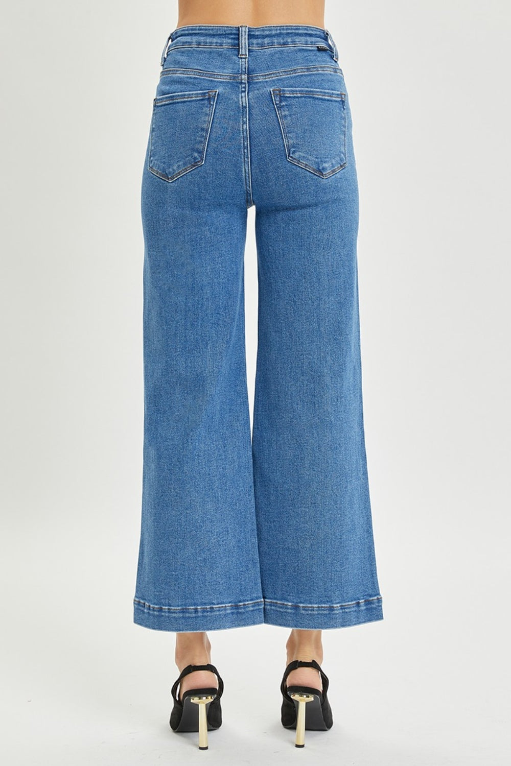 Hazel Blues® |  RISEN High Rise Wide Leg Jeans