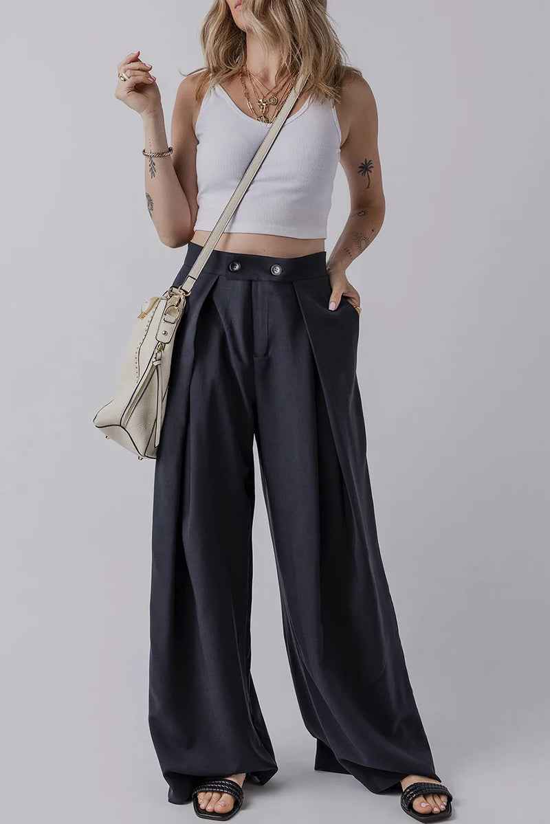 Hazel Blues® |  Wide Leg Pants with Pockets