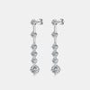 Hazel Blues® |  4 Carat Moissanite 925 Sterling Silver Earrings