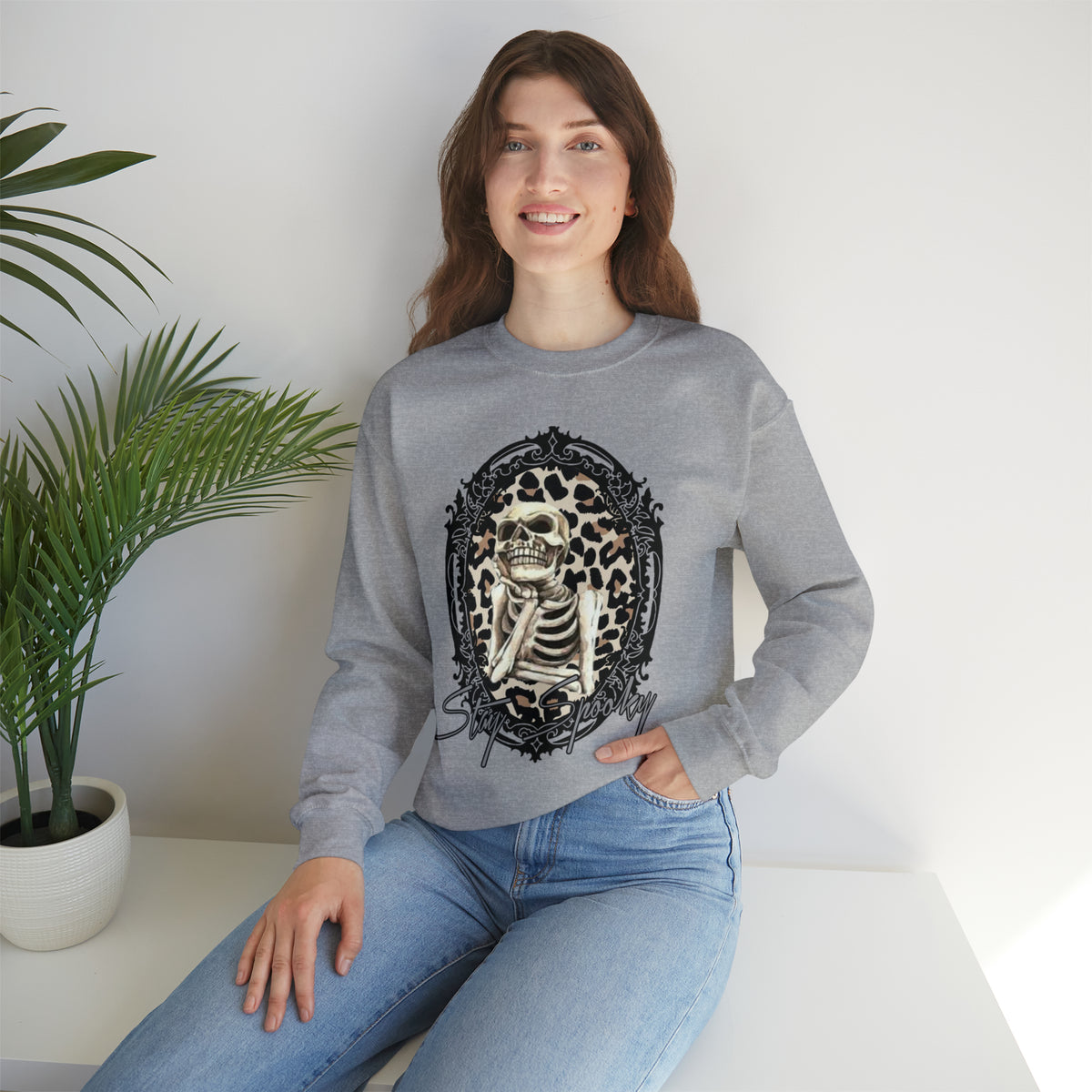 Hazel Blues® |  Stay Spooky Graphic Crewneck Sweatshirt