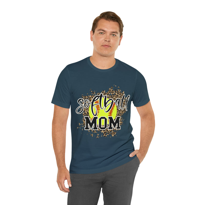 Hazel Blues® |  Softball Mom Leopard Graphic Tee