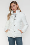 Hazel Blues® |  YMI Pocketed Zip Up Turtleneck Puffer Jacket