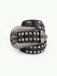 Hazel Blues® |  PU Leather Skull Belt