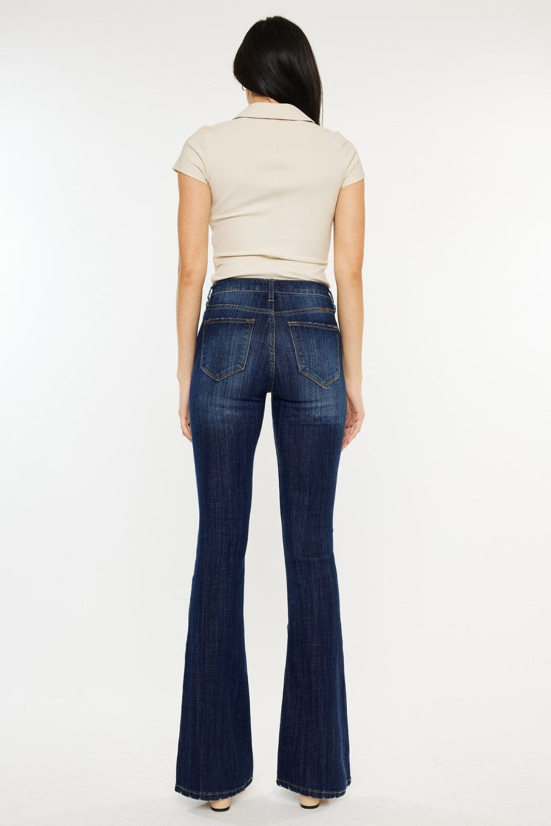 Hazel Blues® |  Kancan Mid Rise Slim Flare Jeans