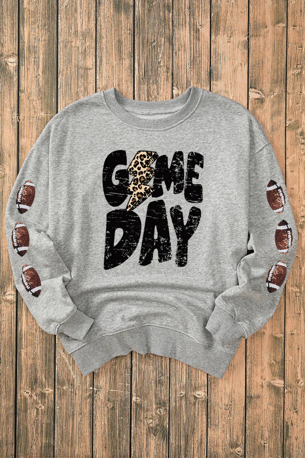 Hazel Blues® |  GAME DAY Football Long Sleeve Sweatshirt