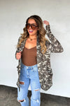 Hazel Blues® |  PREORDER: Camo & Cheetah Print Lola Cardigan