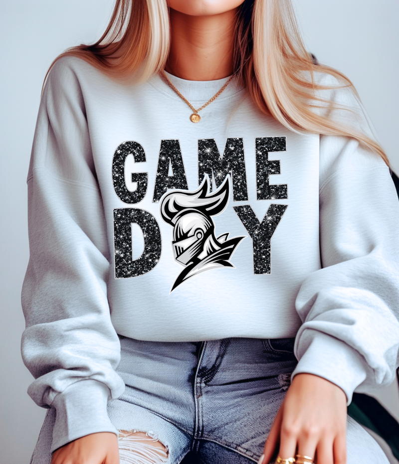 Hazel Blues® | Knights Game Day Glitter - Sweatshirt