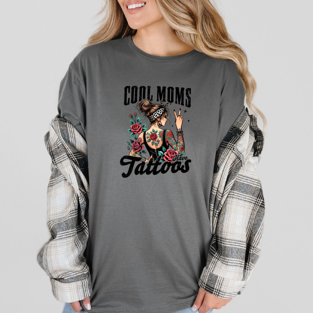 Hazel Blues® |  Cool Moms Have Tattoos Graphic Tee