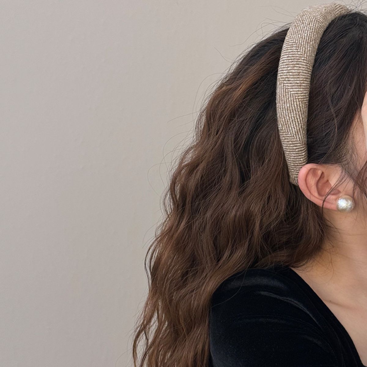 Hazel Blues® |  Polyester Wide Hair Headband