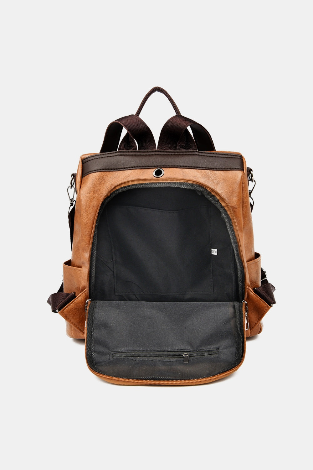 Hazel Blues® |  PU Leather Large Backpack Bag