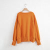 Hazel Blues® |  Exposed Seam High-Low Long Sleeve Sweatshirt