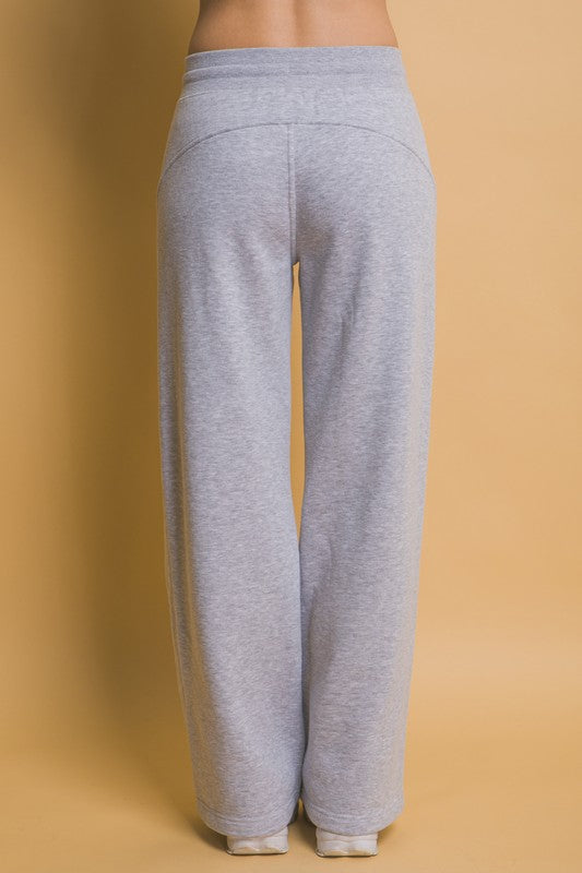 Hazel Blues® |  Love Tree Drawstring Wide Leg Sweatpants with Pockets