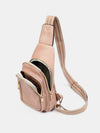 Hazel Blues® |  PU Leather Adjustable Strap Crossbody Bag