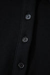 Hazel Blues® |  Black Solid Collared Sweatshirt and High Waist Pants Active Set