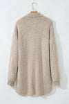 Hazel Blues® |  Pocketed Button Up Long Sleeve Cardigan