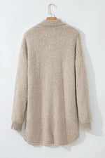 Hazel Blues® |  Pocketed Button Up Long Sleeve Cardigan
