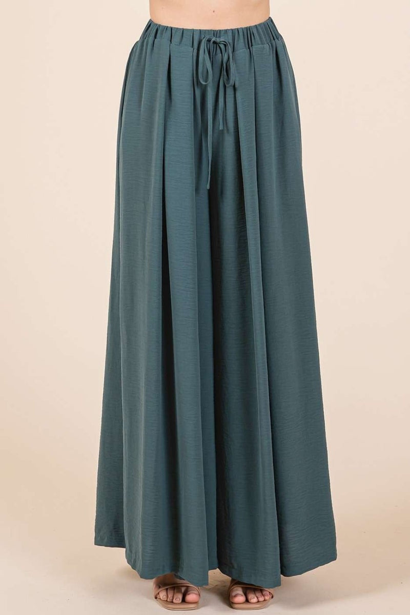 Hazel Blues® |  Mittoshop Pleated Wide Leg Pants