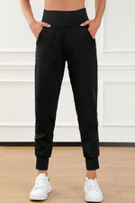 Hazel Blues® |  High Waist Joggers with Pockets