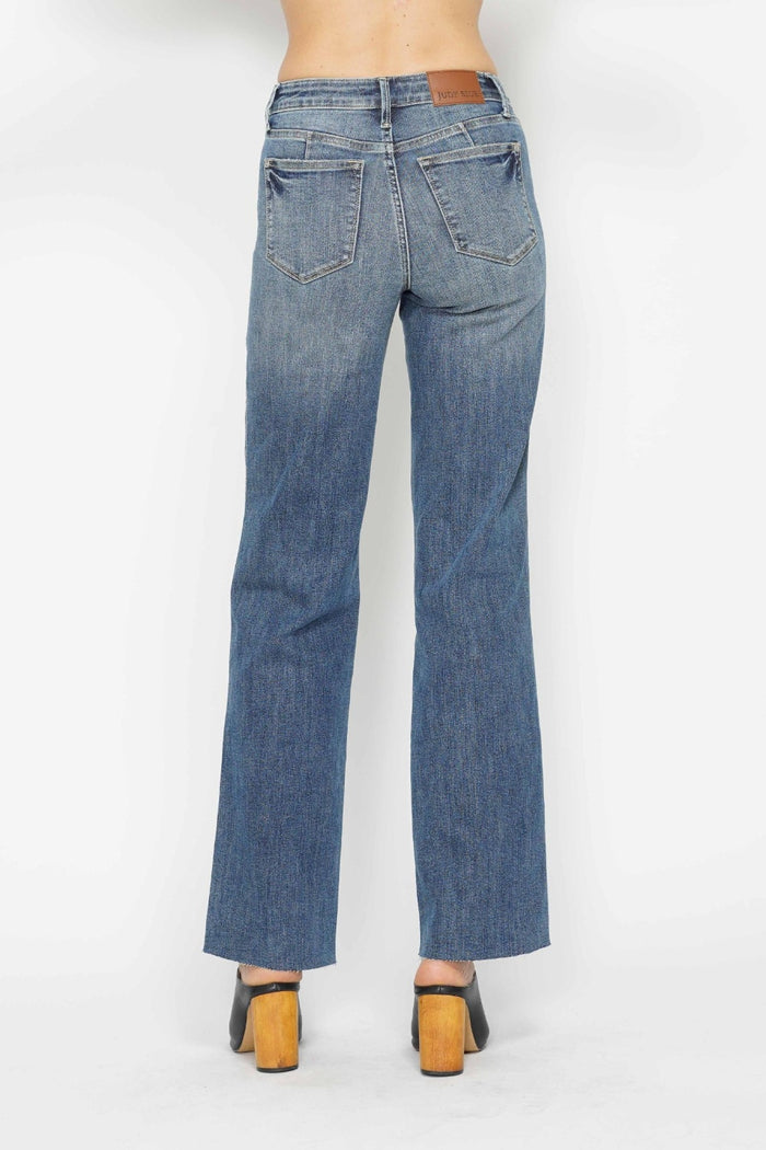 Hazel Blues® |  Judy Blue Tummy Control Straight Jeans