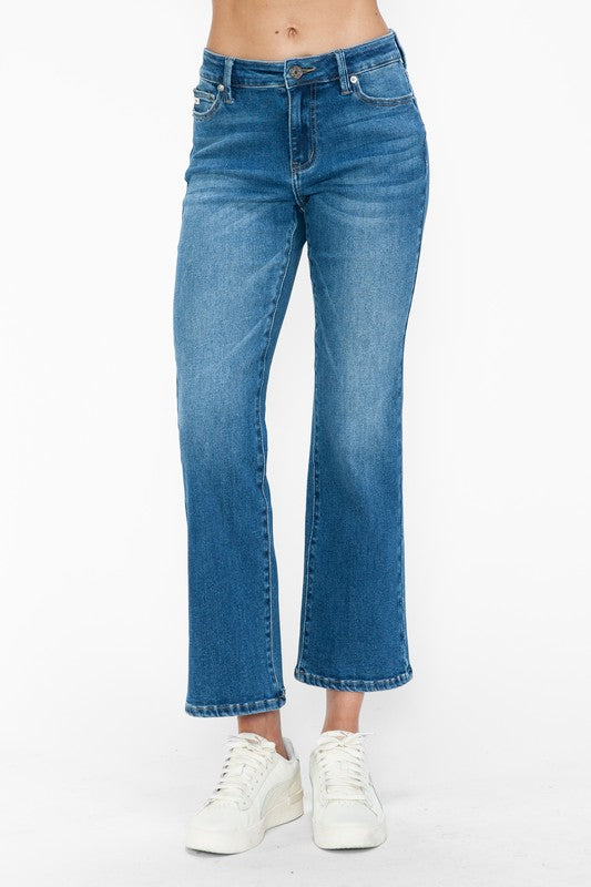 Hazel Blues® |  bytos Cat's Whiskers Mid Rise Ankle Jeans