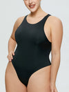 Hazel Blues® |  Round Neck Wide Strap Bodysuit