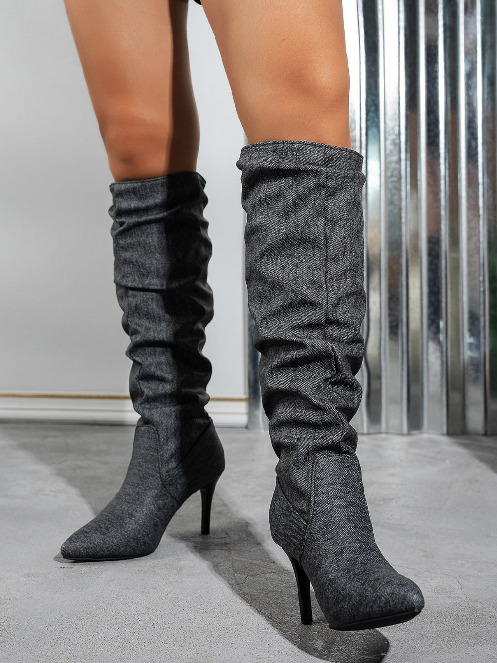 Hazel Blues® |  Point Toe Stiletto Boots