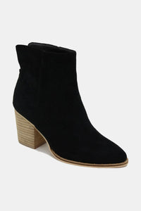 Hazel Blues® |  Beast Fashion Suede Point Toe Ankle Booties