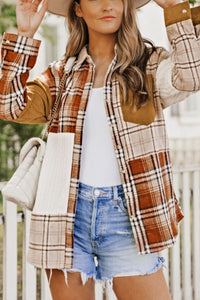 Hazel Blues® |  Plaid Button Up Long Sleeve Shacket