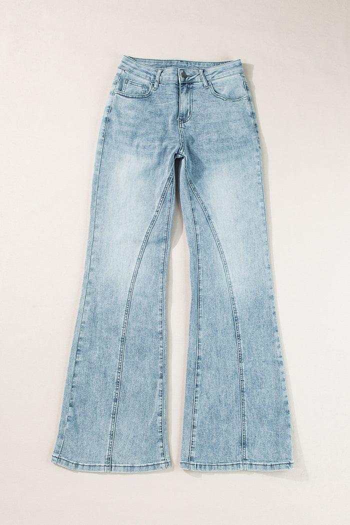 Hazel Blues® |  High Waist Bootcut Jeans with Pockets