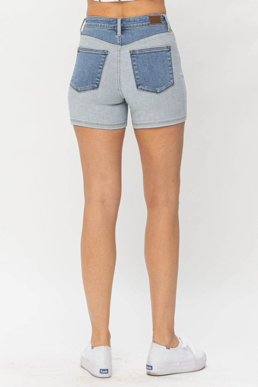 Hazel Blues® |  Judy Blue Color Block Denim Shorts